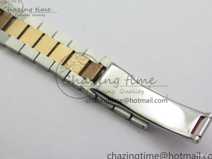 RG SS President Stick Markers NH05A Best GSF 178274 SEIKO 31mm Datejust Edition on Bracelet Dial SS RG Silver 1123